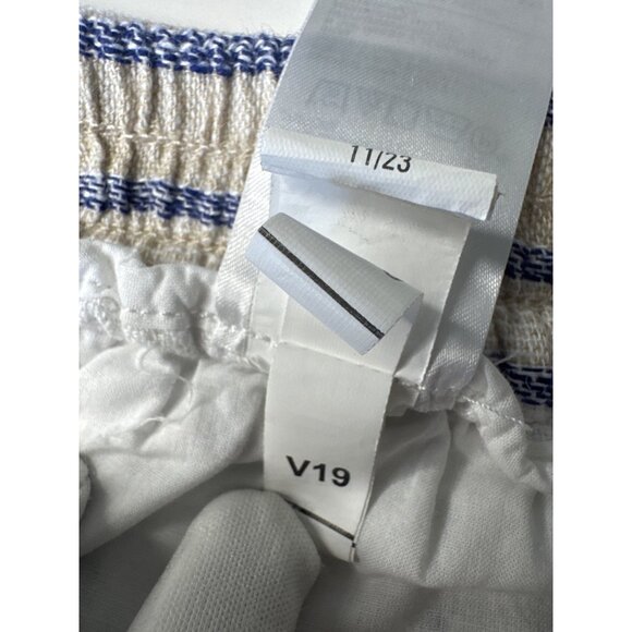 Banana Republic Linen Blend Striped Wide-Leg Pants M - Picture 9 of 15